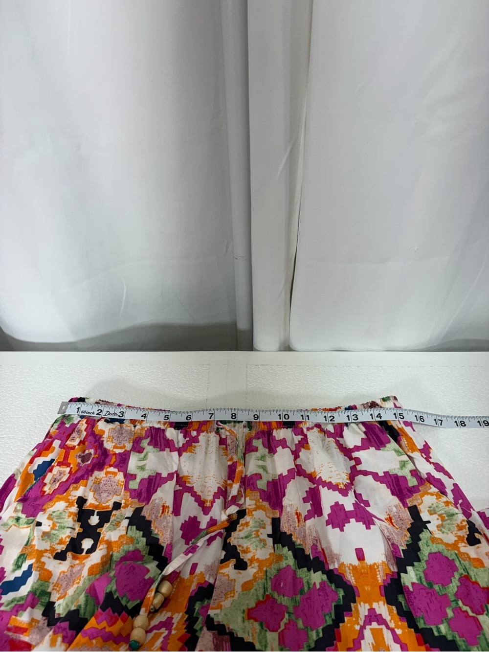 Christian Siriano Multicolor Geometric Wide-Leg Pants 3914 - Picture 7 of 11